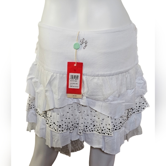 Liu Jeans 'Gonna Jersey' Mini Skirt Size S NWT - Picture 5 of 13